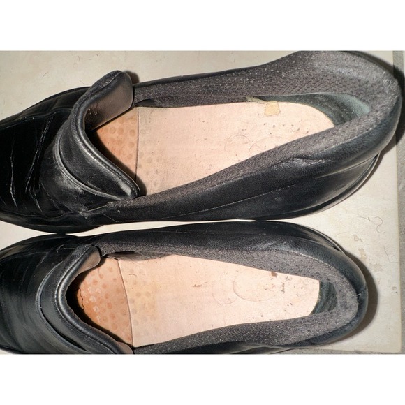 Prada Black leather slide on loafers men black slides US 10.5 - Picture 14 of 14